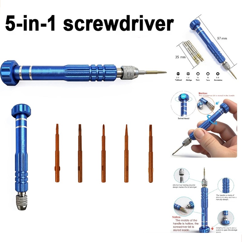 Diy Electronics Workshop - 5-in-1 reparatieset voor mobiele telefoons, notebooks