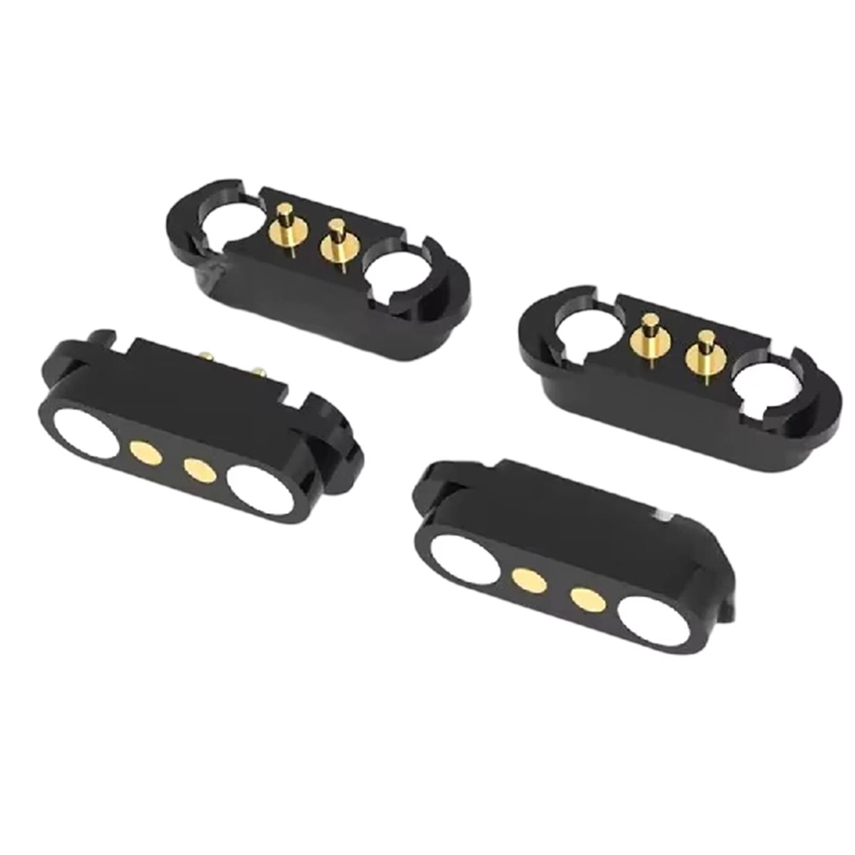 Diy Electronic Load - 12 stuks 2-pins magnetische veerbelaste pogo-pin