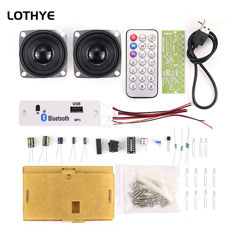 Diy Electronics Workshop - Mini-versterker Audio Bluetooth 3W*2 Luidsprekerbouwset DIY