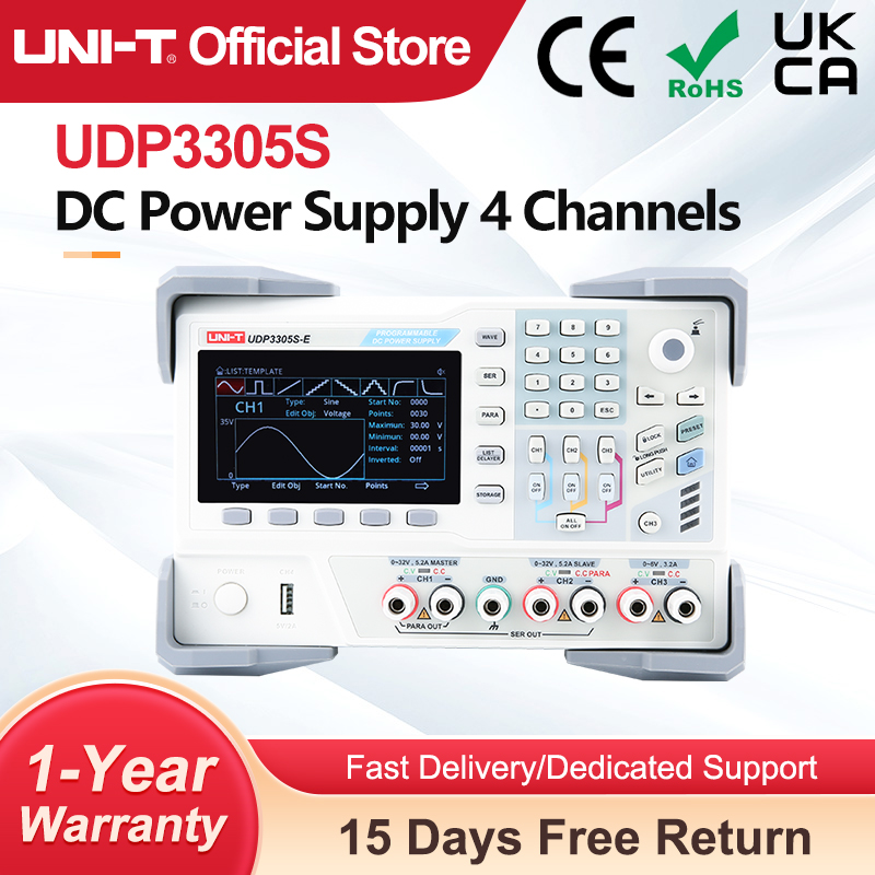 Dc Power Supply Variable - UNI-T Programmeerbare DC-voeding UDP3305S Laboratorium verstelbare