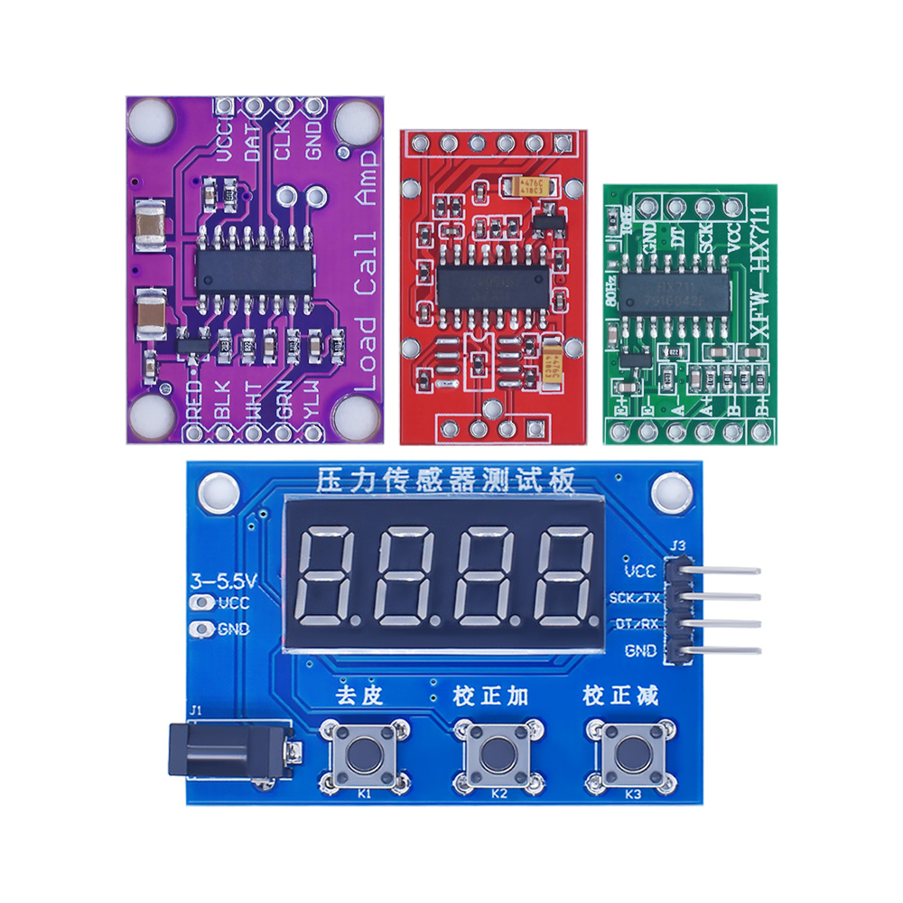 Diy Electronics Load Cell - LIZAO HX711 Weegsensormodule + 1kg 5kg
