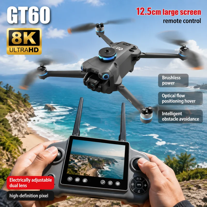 Diy Drone Electronics - NIEUWE GT60 Mini Drone Dubbele Camera's