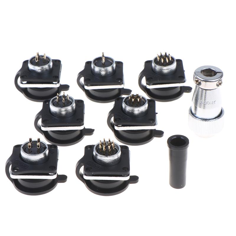 Diy Audio Electronics Projects - [MOA] Luchtvaartconnectorsset met metalen behuizing en