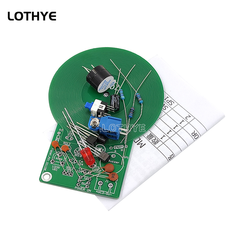 Diy Electronics Workshop - DC 3 V-5 V Metaaldetector Kit