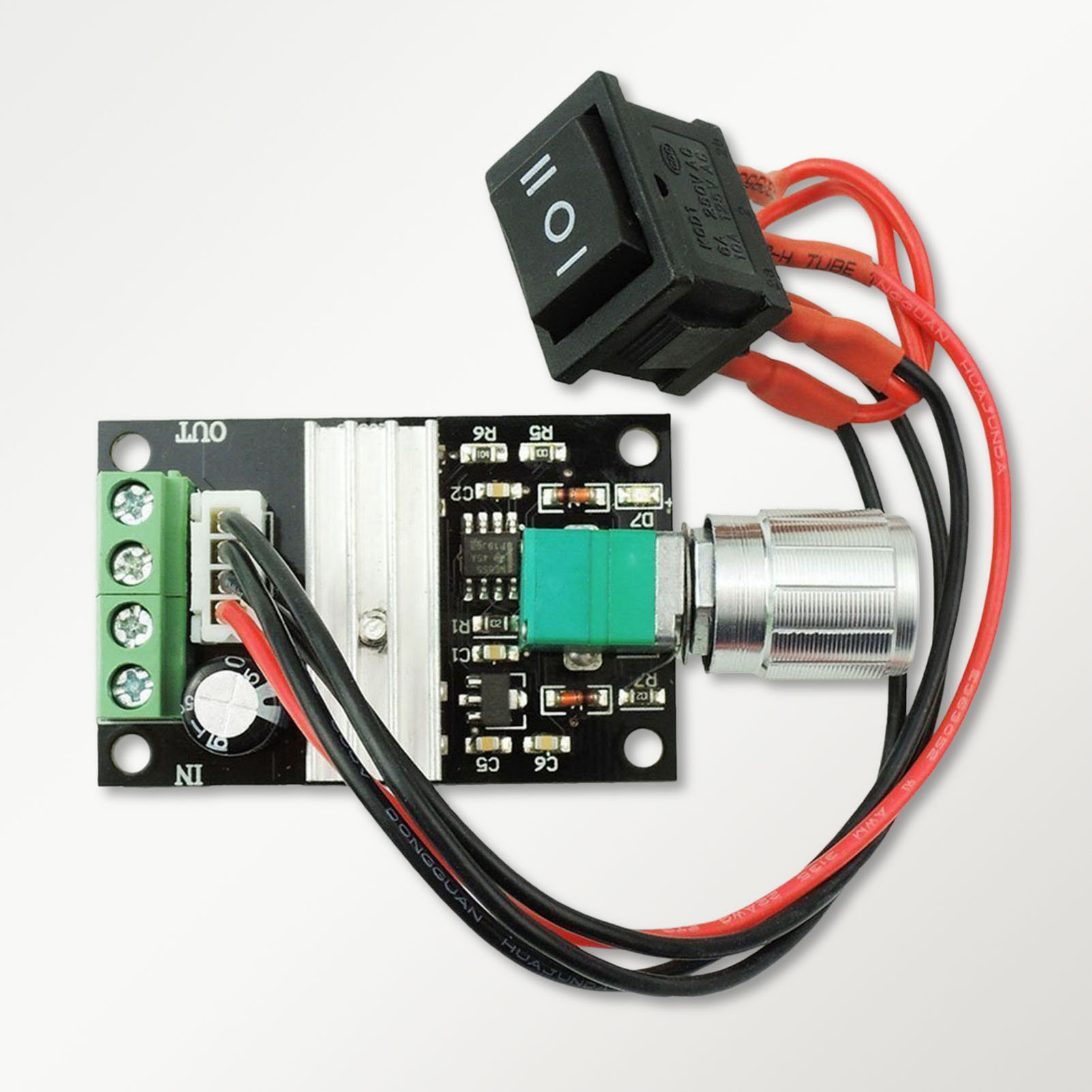 Diy Electronics Guide - Efficiënte DC-motor snelheidsregelaar PWM variabele snelheidsregeling