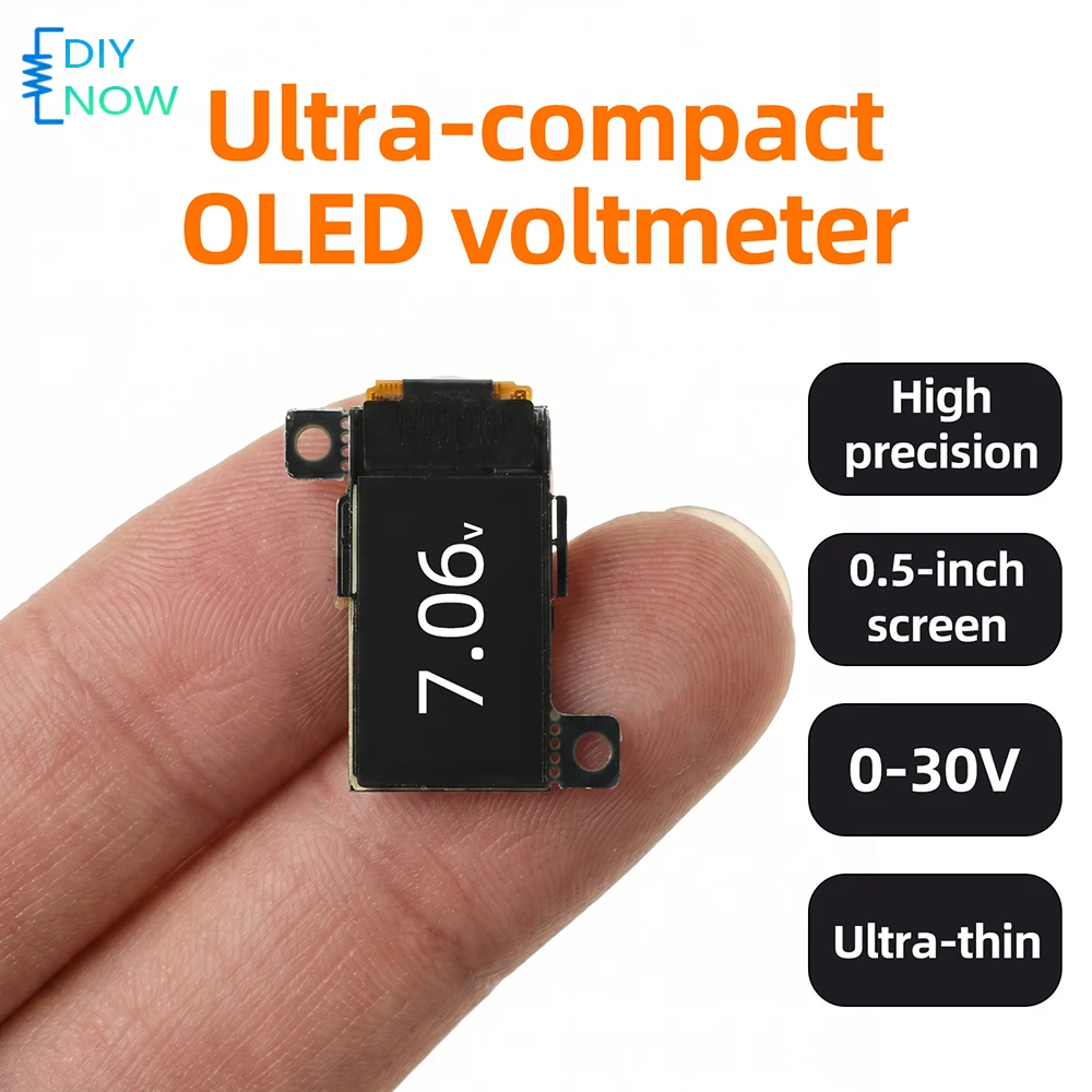 Dc Power Supply Variable - DC0-30V Ultradunne mini digitale voltmeter OLED-display
