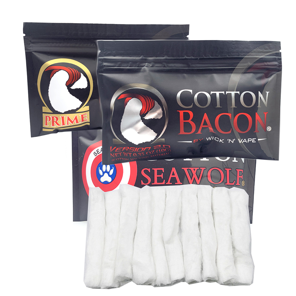 2Pack Katoen Bacon Prime Zilve - Diy Vape Electronics recensie en prijs