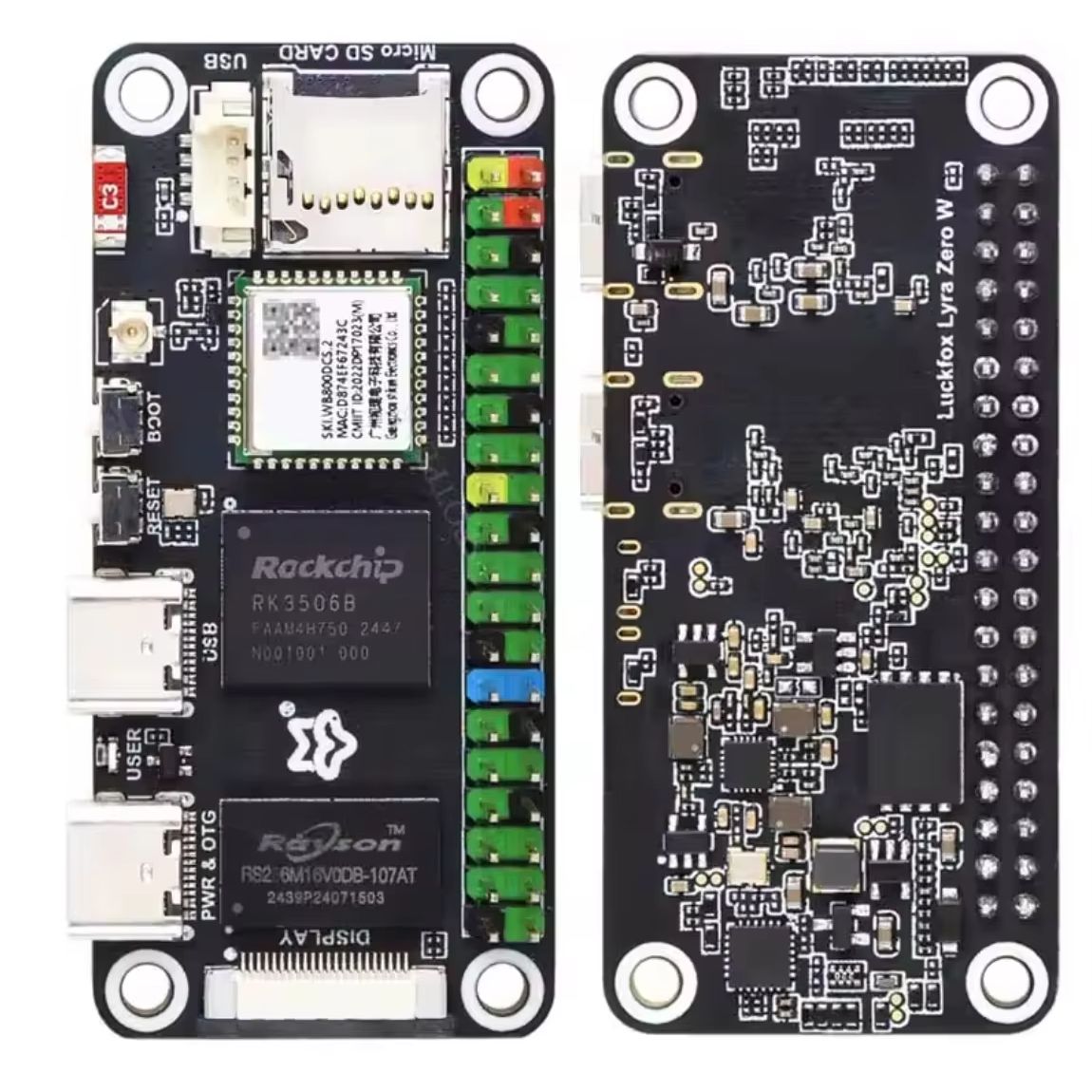 Luckfox Lyra Zero W RK3506B Ro - Raspberry Pi Zero recensie en prijs