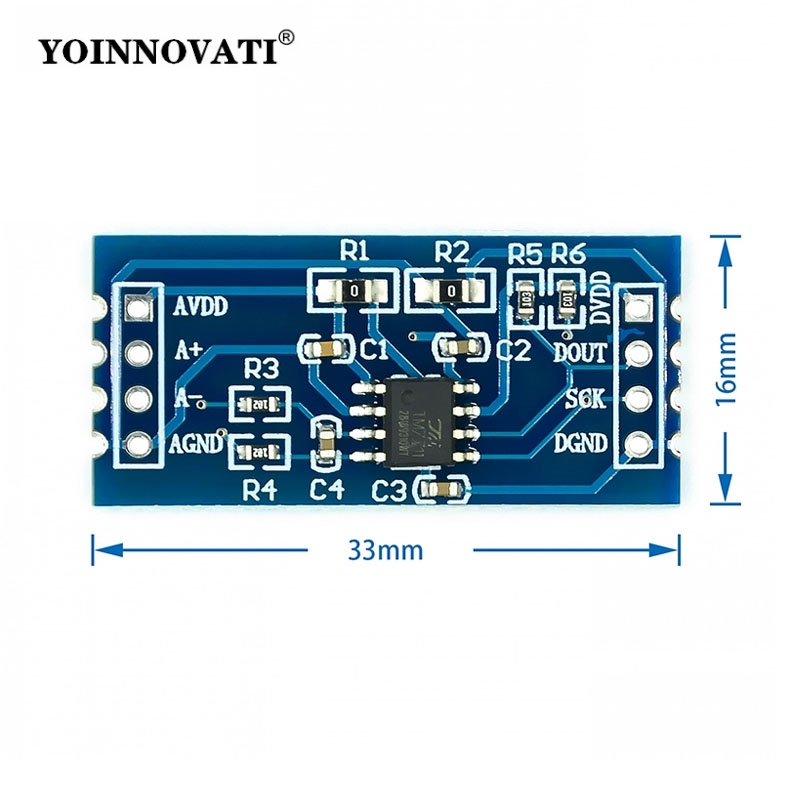 TM7711 24Bit Weegdruksensormod - Diy Electronics Load Cell recensie en prijs