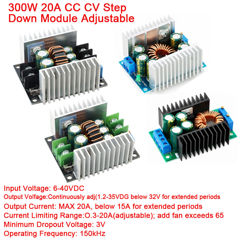 300W 20A DC-DC Buck Converter  - Dc Power Supply Variable recensie en prijs