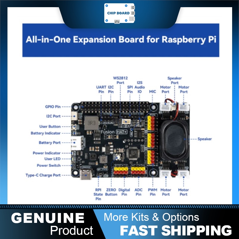 SunFounder Fusion HAT+: Raspbe - Raspberry Pi Zero recensie en prijs