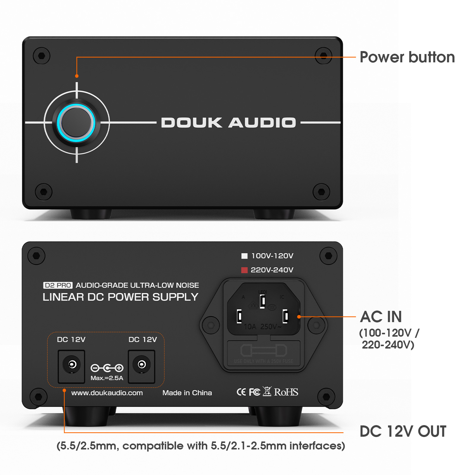 Douk Audio DC 12V 35W geregule - Dc Power Supply Variable recensie en prijs