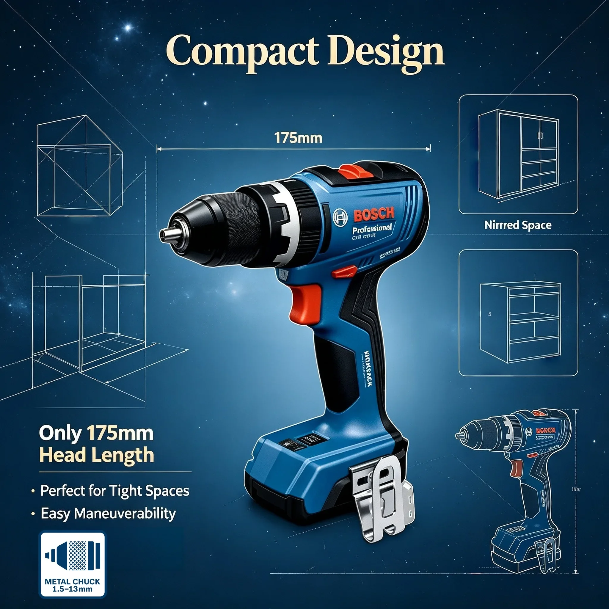 BOSCH GSB 18V-65 Borstelloze A - Bosch Drill Gsb 18V recensie en prijs