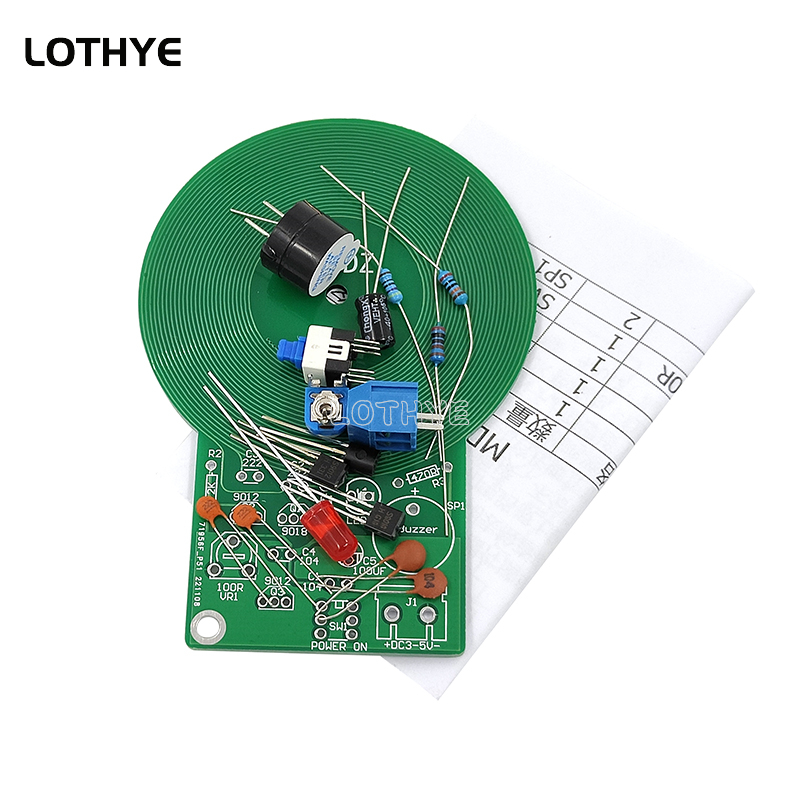 DC 3 V-5 V Metaaldetector Kit  - Diy Electronics Workshop recensie en prijs