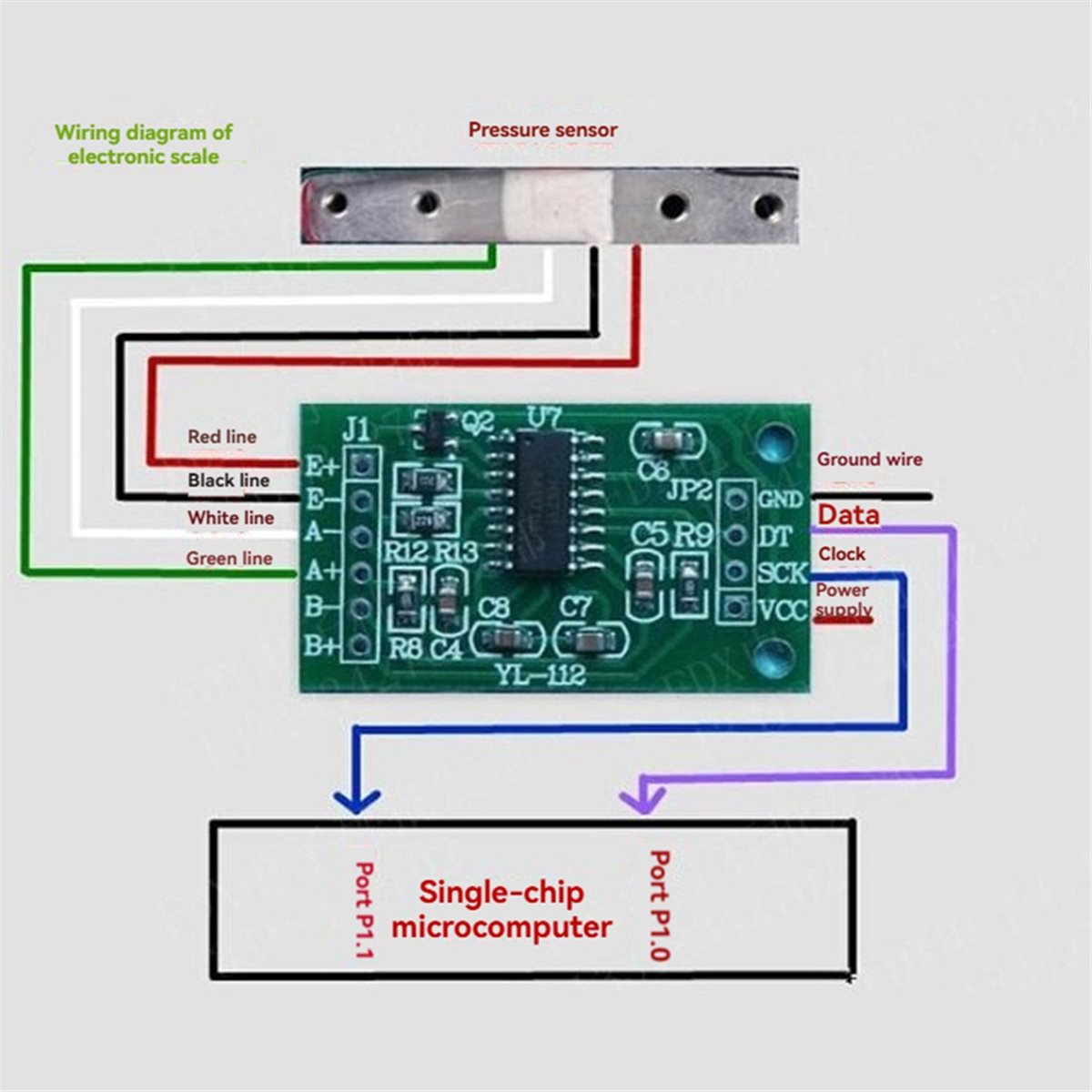 HX711 Load Cell AD Gewichtsdru - Diy Electronics Load Cell recensie en prijs