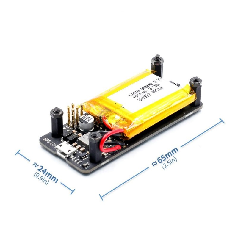 UPS-Lite-module voor Raspberry - Raspberry Pi Zero recensie en prijs